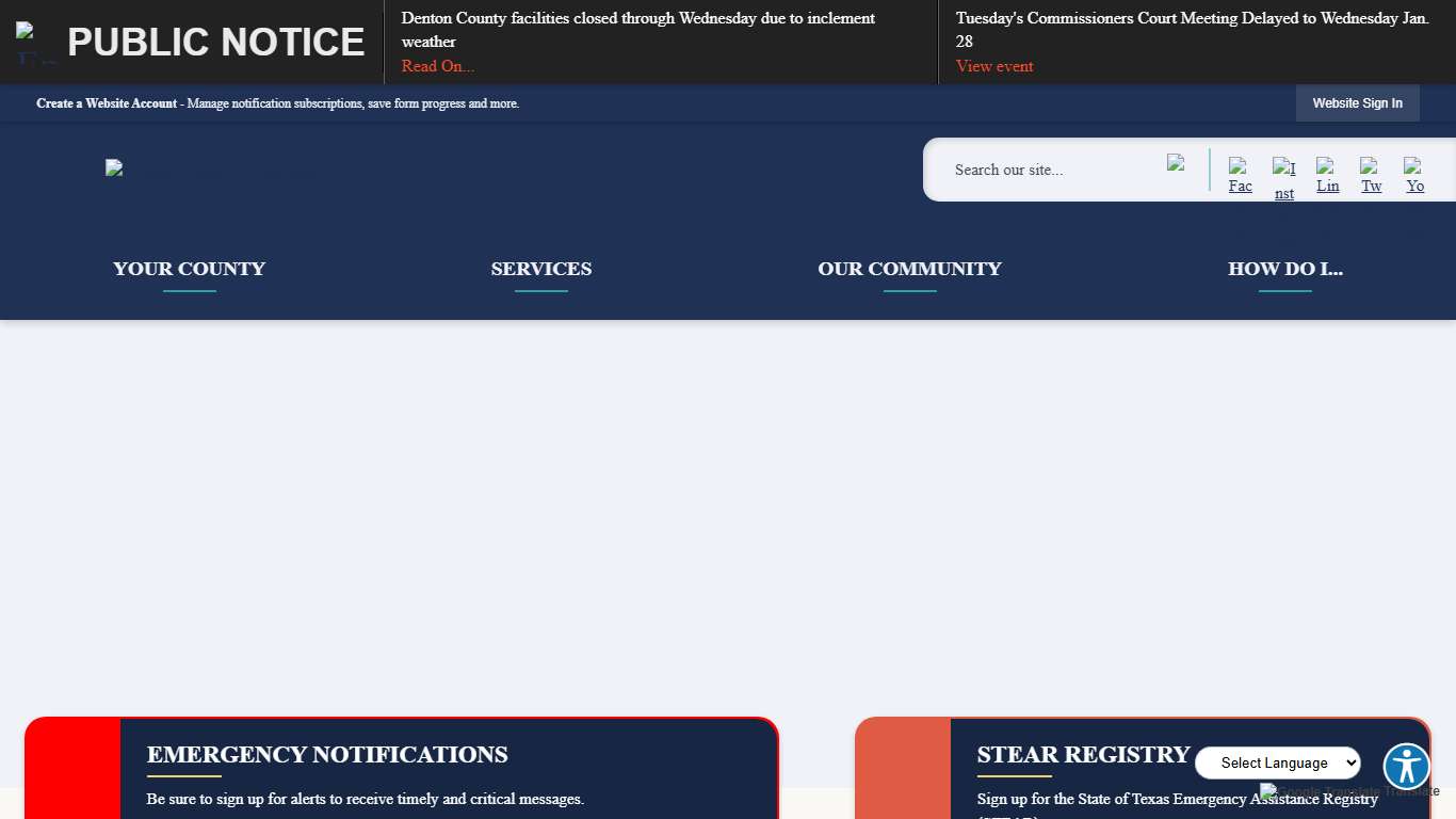 Denton County, TX Official Website